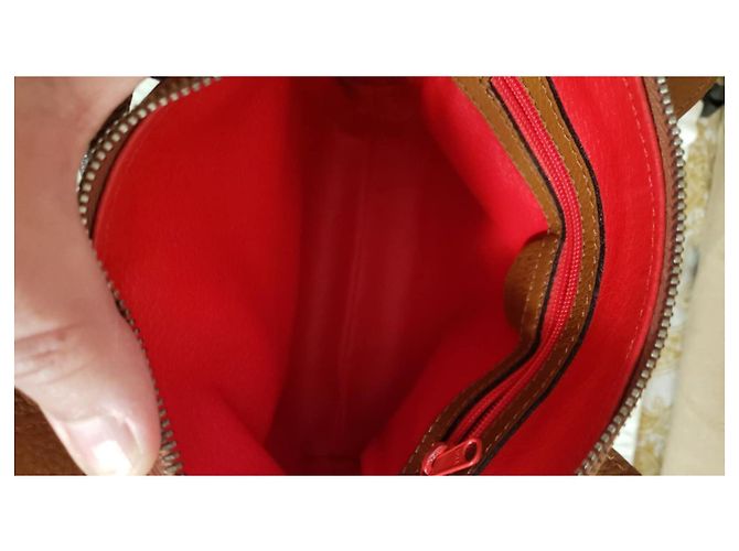Borsa Céline in pelle marrone - vista 9
