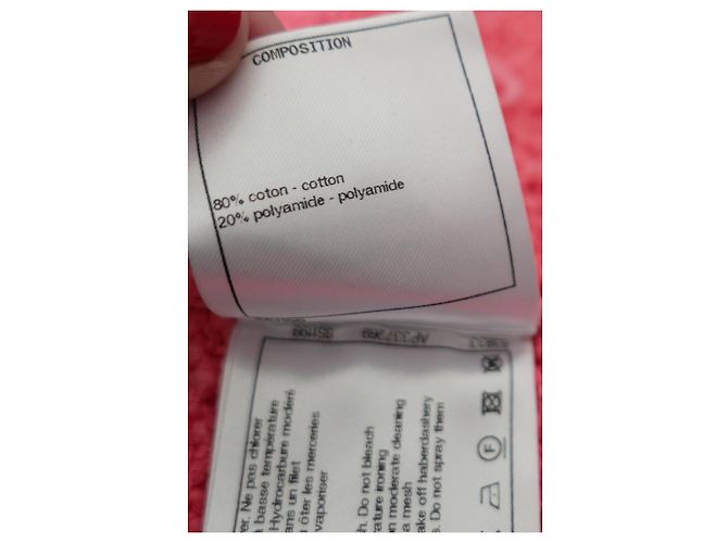 Chaqueta sin mangas de punto rosa coral Chanel Primavera 22S - vista 10