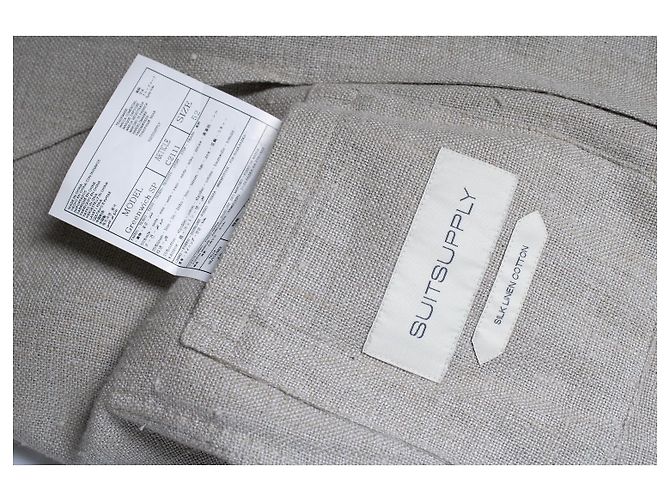 Autre Marque Suitsupply, Leinenblazer Greenwich in Beige - Ansicht 5