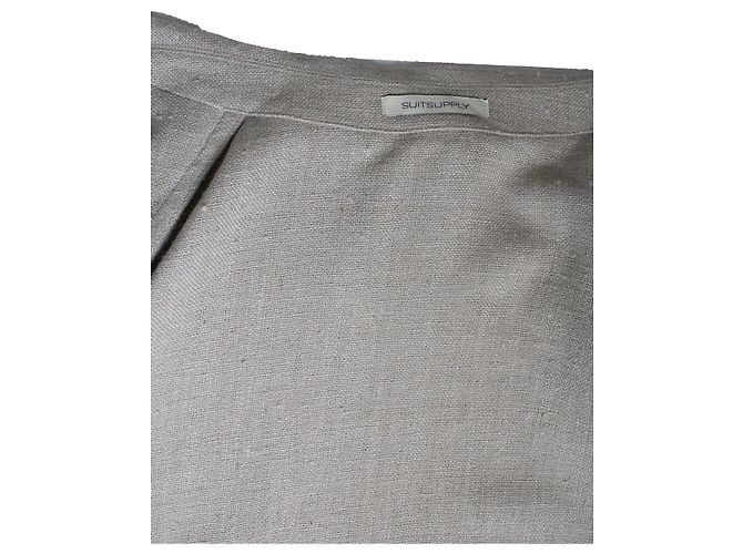 Autre Marque Suitsupply, Leinenblazer Greenwich in Beige - Ansicht 6