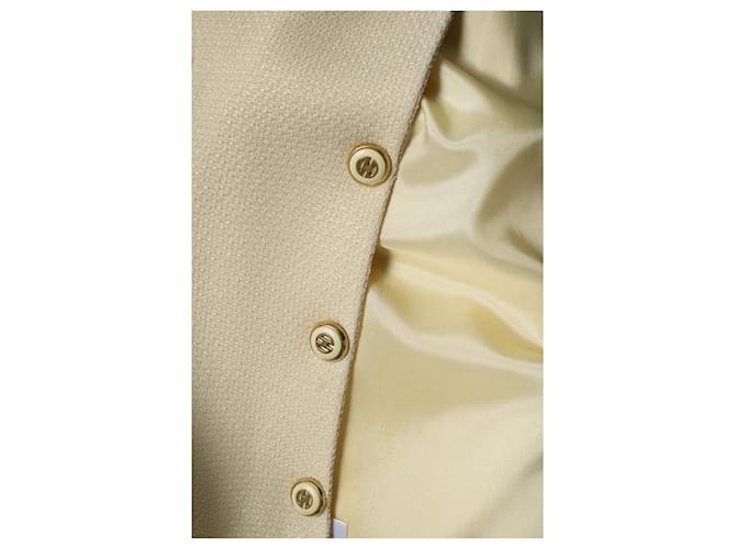 Céline, gelbe Tweed-Blazer - Ansicht 7