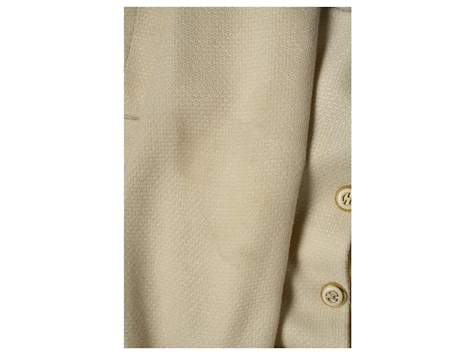 Céline, gelbe Tweed-Blazer - Ansicht 8