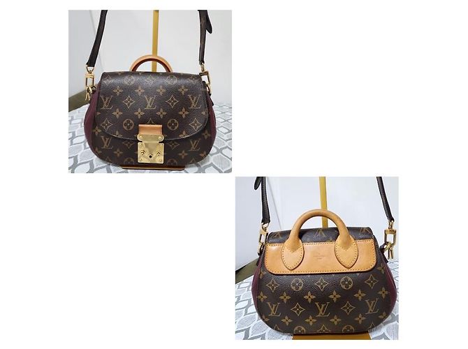 Borsa Aurore Eden PM in tela Monogram Louis Vuitton Marrone Beige - vista 5