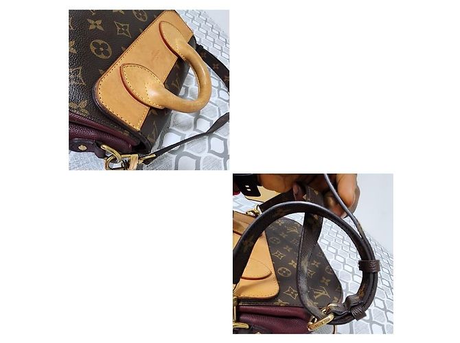 Borsa Aurore Eden PM in tela Monogram Louis Vuitton Marrone Beige - vista 9