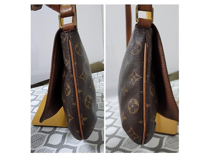 Borsa Musette Tango in tela Monogram Louis Vuitton Marrone - vista 13