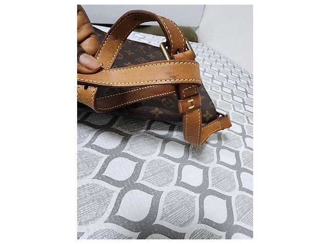 Borsa Musette Tango in tela Monogram Louis Vuitton Marrone - vista 6