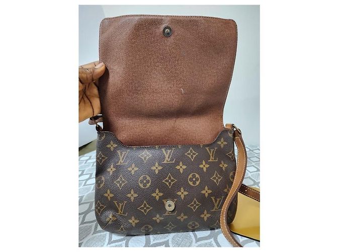 Borsa Musette Tango in tela Monogram Louis Vuitton Marrone - vista 7