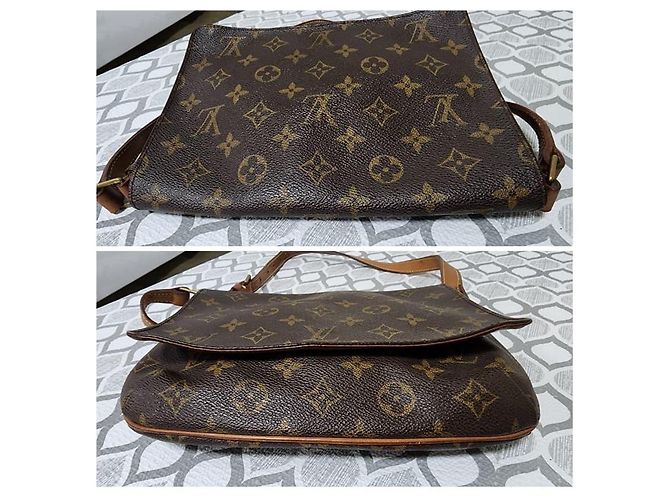 Borsa Musette Tango in tela Monogram Louis Vuitton Marrone - vista 8