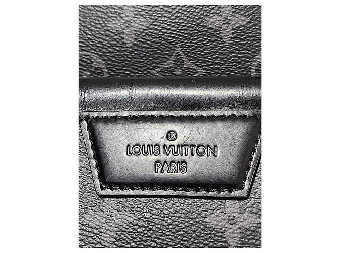Discovery Rucksack aus Monogram Eclipse Canvas von Louis Vuitton Schwarz Grau - Ansicht 12