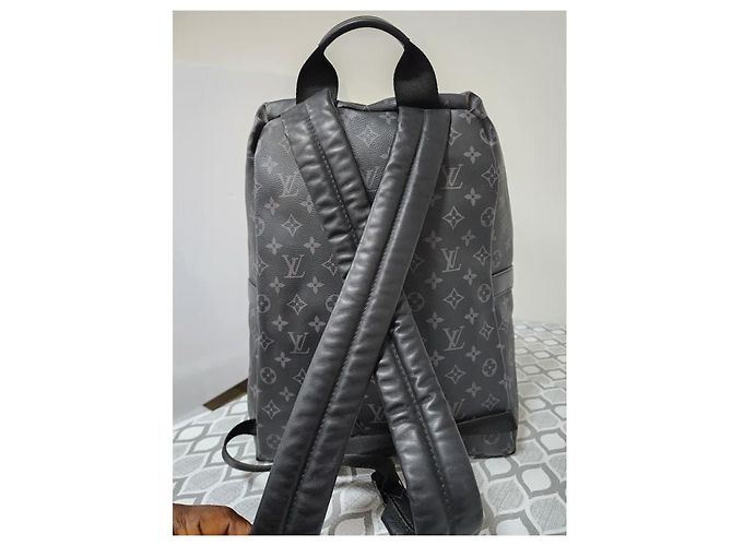 Discovery Rucksack aus Monogram Eclipse Canvas von Louis Vuitton Schwarz Grau - Ansicht 14
