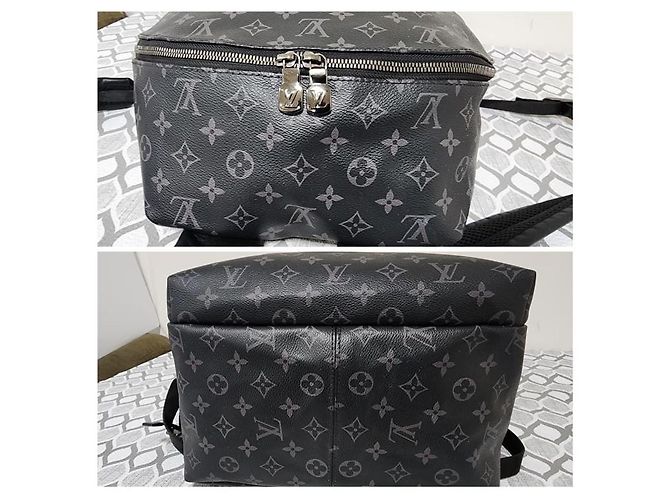 Discovery Rucksack aus Monogram Eclipse Canvas von Louis Vuitton Schwarz Grau - Ansicht 7