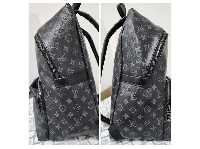 Discovery Rucksack aus Monogram Eclipse Canvas von Louis Vuitton Schwarz Grau - Ansicht 9