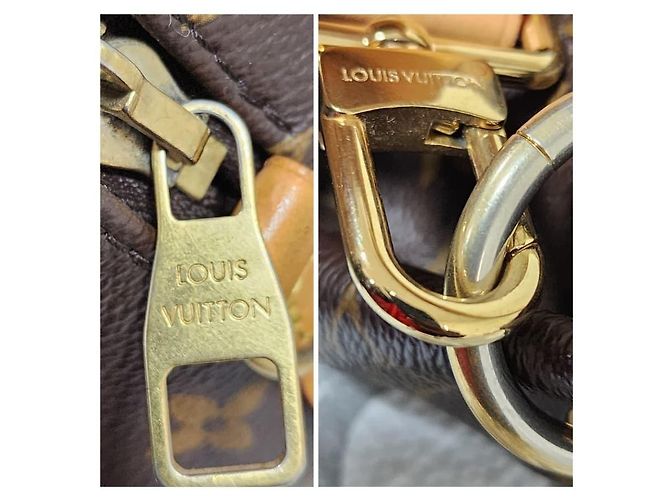 Borsa Retiro MM NM in tela Monogram Louis Vuitton Marrone Beige - vista 11