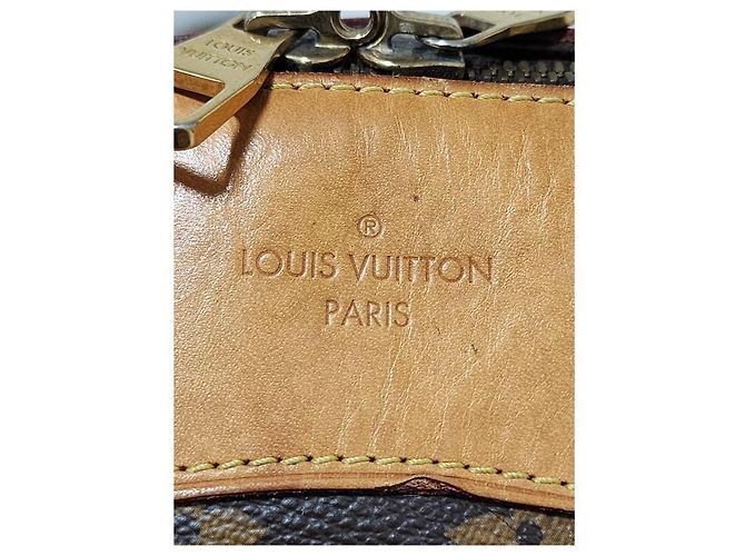 Borsa Retiro MM NM in tela Monogram Louis Vuitton Marrone Beige - vista 14
