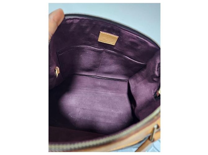 Borsa Retiro MM NM in tela Monogram Louis Vuitton Marrone Beige - vista 6