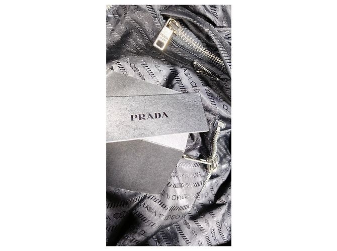 Prada Reversible Windbreaker Jacket Black Polyester - view 10