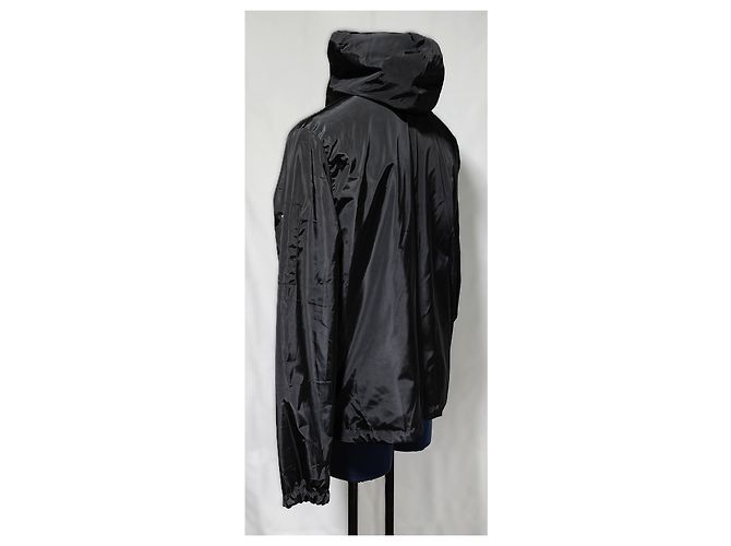 Prada Reversible Windbreaker Jacket Black Polyester - view 3