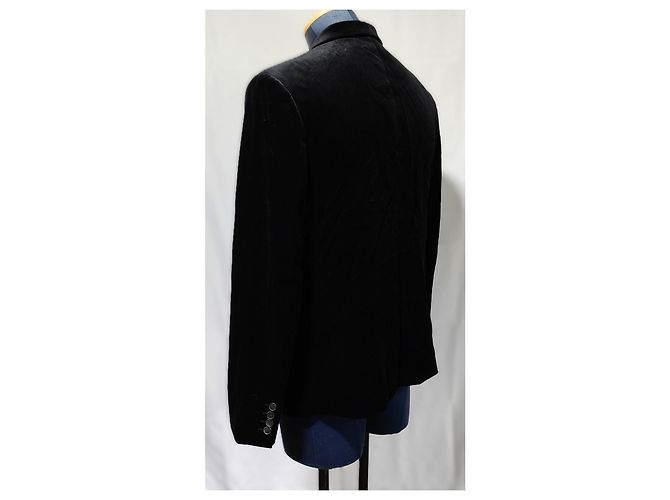 The Kooples Samt Blazer Jacke Schwarz - Ansicht 3