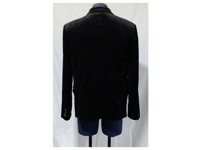The Kooples Samt Blazer Jacke Schwarz - Ansicht 4