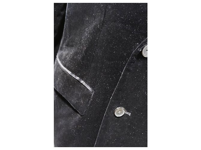 The Kooples Samt Blazer Jacke Schwarz - Ansicht 5