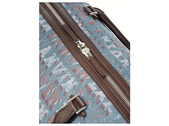 Borsa da Viaggio Lanvin X Future Marrone Blu - vista 6