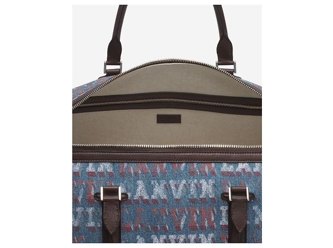 Borsa da Viaggio Lanvin X Future Marrone Blu - vista 7