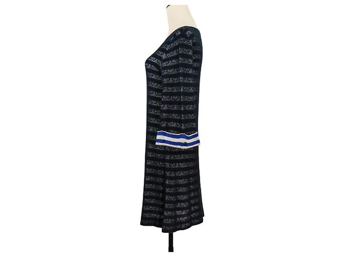 Timeless Vestido Camelia Chanel Azul Azul marino - vista 2