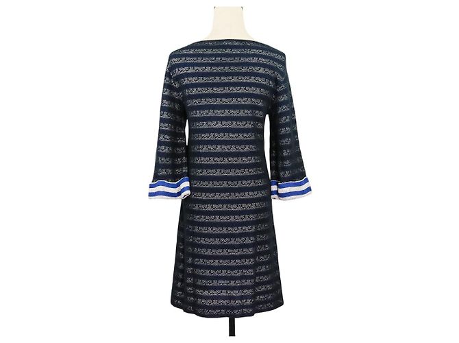 Timeless Vestido Camelia Chanel Azul Azul marino - vista 3