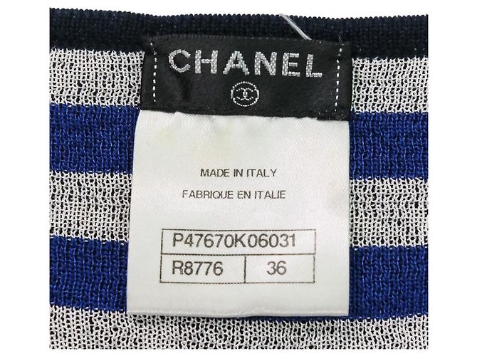 Timeless Vestido Camelia Chanel Azul Azul marino - vista 4