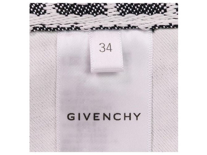 Falda Mini de Jacquard Monograma 4G de Givenchy Castaño Blanco - vista 10