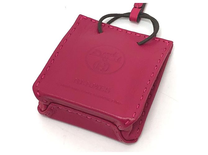 Charm Borsa Arancione Hermès Porpora - vista 3