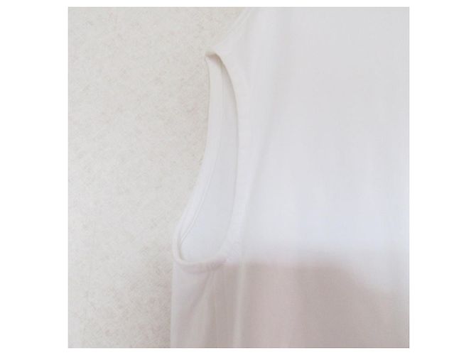 Autre Marque Ärmellose Pullover-Tunika YLEVE Weiß - Ansicht 4