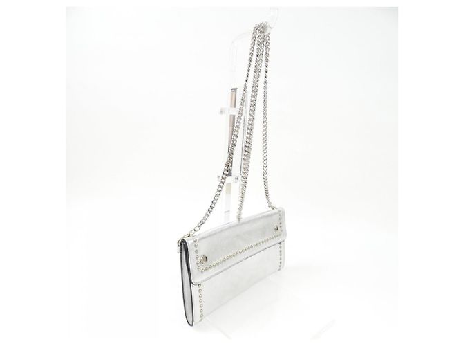 Autre Marque Borsa a mano in pelle J&M DAVIDSON Argento - vista 2