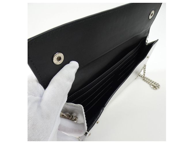 Autre Marque Borsa a mano in pelle J&M DAVIDSON Argento - vista 6