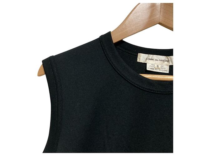 Autre Marque Top sin mangas con volantes COMME des GARCONS Negro - vista 3
