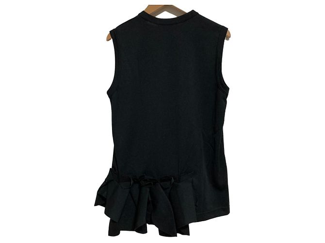 Autre Marque Top sin mangas con volantes COMME des GARCONS Negro - vista 4