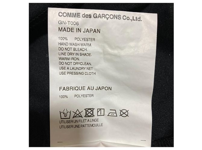 Autre Marque Top sin mangas con volantes COMME des GARCONS Negro - vista 7