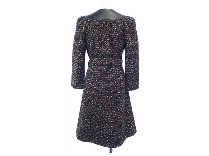 Louis Vuitton Kleid Schwarz Blau Golden - Ansicht 2