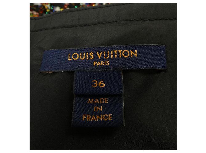 Louis Vuitton Kleid Schwarz Blau Golden - Ansicht 4