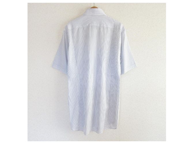 Autre Marque Camisa de algodón a rayas D'URBAN Azul - vista 2