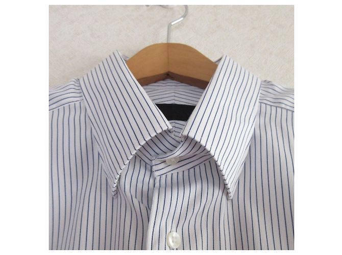 Autre Marque Camisa de algodón a rayas D'URBAN Azul - vista 3