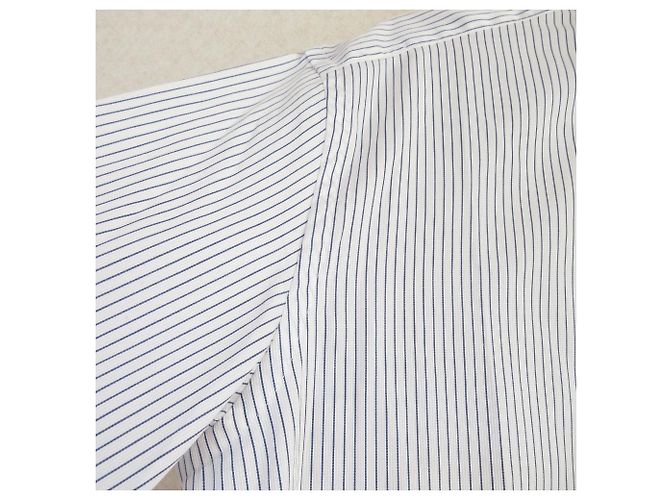 Autre Marque Camisa de algodón a rayas D'URBAN Azul - vista 4