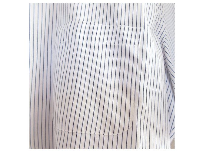 Autre Marque Camisa de algodón a rayas D'URBAN Azul - vista 6