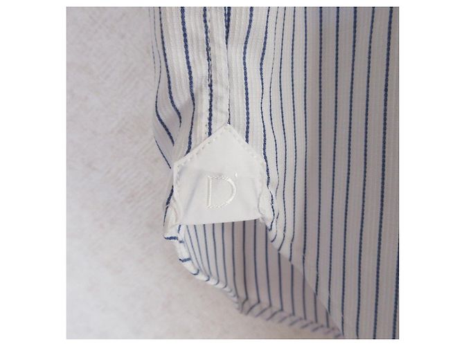 Autre Marque Camisa de algodón a rayas D'URBAN Azul - vista 8