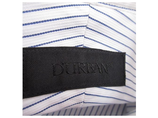 Autre Marque Camisa de algodón a rayas D'URBAN Azul - vista 9