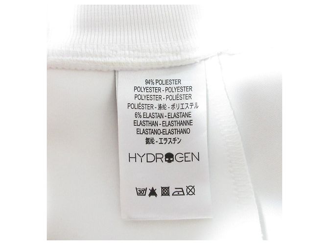 Autre Marque Bermuda stretch com estampa de crânio HYDROGEN Branco - vista 8