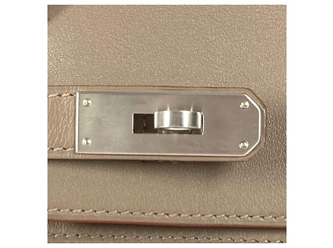 Borsa Tote Hermès Birkin 30 Marrone Rosa Taupe - vista 11
