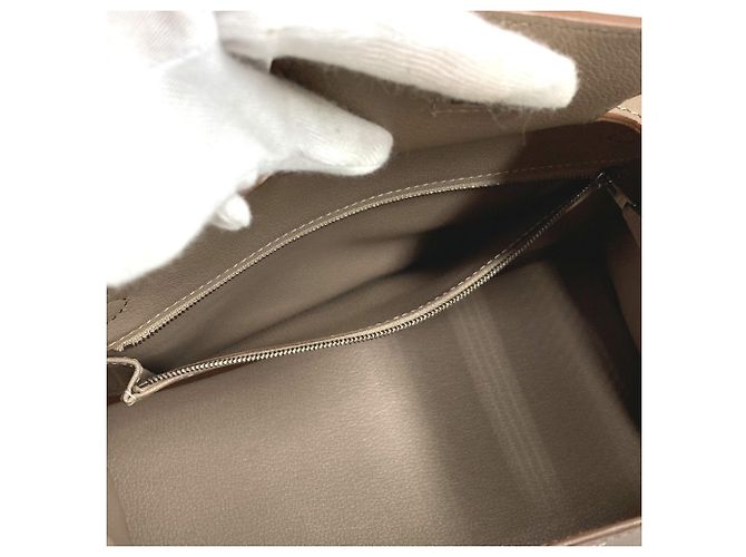 Borsa Tote Hermès Birkin 30 Marrone Rosa Taupe - vista 15