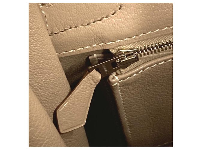 Borsa Tote Hermès Birkin 30 Marrone Rosa Taupe - vista 16