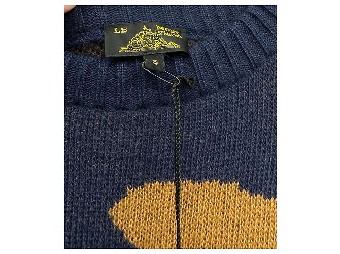 Le Mont Saint Michel Slonpi Pullover Abstraktes Muster Mehrfarben - Ansicht 5